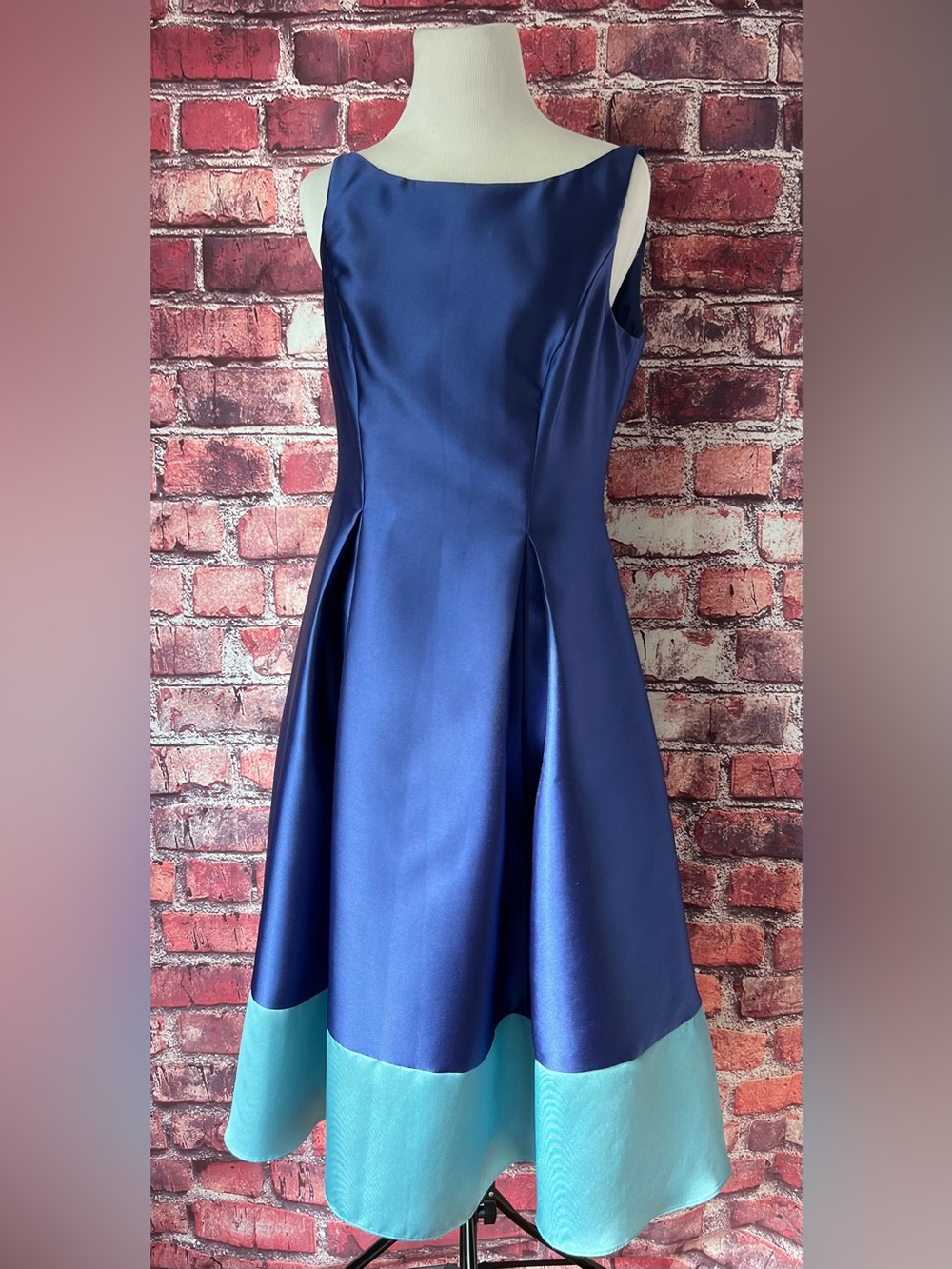 Adrianna Papell Blue Special Occasion Dress 6P
